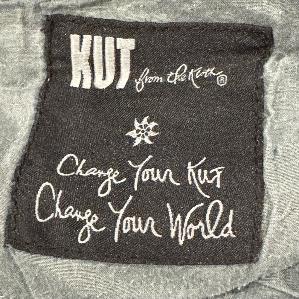 Kut from the Kloth Classic Blue Straight Leg Denim - Picture 4 of 5